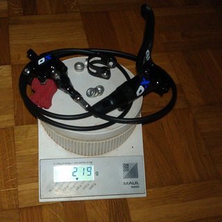 Gewicht Avid Scheibenbremse Elixir X0	 VR, 900mm