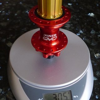 Gewicht Hope Nabe Pro 2 Evo 142mm/X-12, 32-Loch