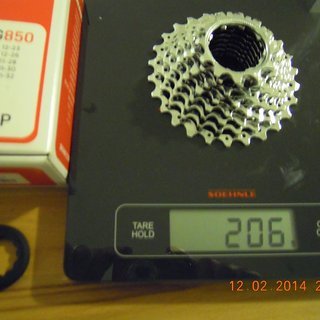 Gewicht SRAM Kassette PG-850 8-fach, 12-26Z