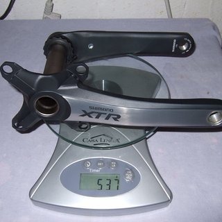Gewicht Shimano Kurbel XTR FC-M970 175mm, 68/73mm, HTII