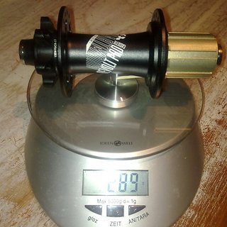 Gewicht Dartmoor Nabe Revolt Pro 150x12mm