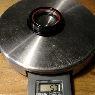 Gewicht Acros Steuersatz AZ-56 Unterteil 1,5 Zoll 56mm / 1,5 Zoll