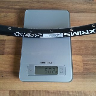 Gewicht Alex Rims Felge SX 44 26" / 559x20 / 32 Loch
