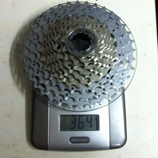 Gewicht Shimano Kassette SLX CS-HG81 10-fach, 11-36Z