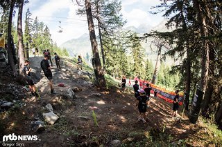 Angeblich soll die Strecke in La Thuile über 80 Kurven haben