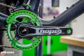 Die Serienversion? Weit gefehlt: Wer die auf der Eurobike 2014 gezeigte Kurbel mit dem Produkt für 2015 vergleicht, wird nochmals einige Unterschiede feststellen