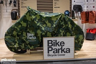 Der Bikeparka schützt das Bike vor Umwelteinflüssen