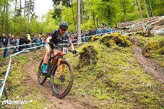 Nadine Rieder fuhr ein starkes und kluges Rennen