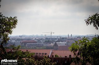 Blick über Nürnberg