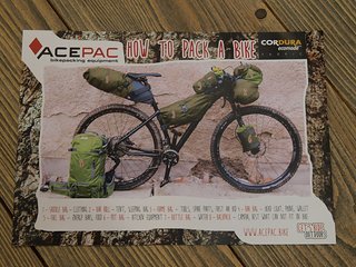 Die komplette Acepac-Ausstattung auf einem Foto Die komplette Acepac-Ausstattung auf einem Foto