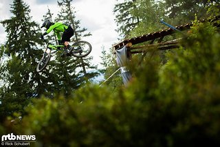 Als einer der wenigen Weltcup-Fahrer ist Matt Walker auch regelmäßig beim European Downhill Cup dabei. Als einer der wenigen Weltcup-Fahrer ist Matt Walker auch regelmäßig beim European Downhill Cup dabei.