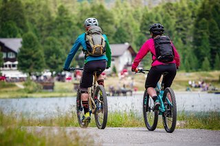 Und ab geht's zur Brotzeit am Stazersee Und ab geht's zur Brotzeit am Stazersee