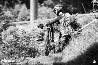 Sick Mick hatte leider Plattenpech und musste die Quali zu Fuß beenden.