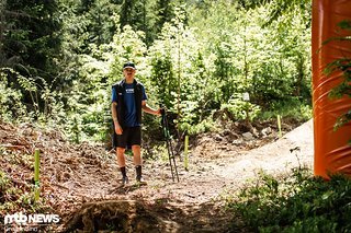 Loris Vergier ist berühmt dafür, sehr langsame Trackwalks zu machen.