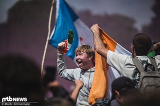 Dieser junge Fan war auch ziemlich aus dem Häuschen …