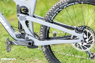Herzstück – der Pro10-Hinterbau am Propain Spindrift CF Herzstück – der Pro10-Hinterbau am Propain Spindrift CF