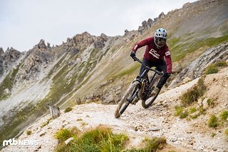 Die italienischen Trails waren insgesamt ziemlich geröllig und teilweise auch sehr ausgesetzt