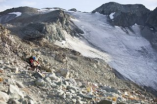 Oben angekommen in den Chilcotin Mountains, British Columbia Oben angekommen in den Chilcotin Mountains, British Columbia