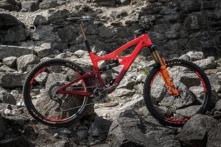 Das Team-Bike der EWS-Piloten Das Team-Bike der EWS-Piloten