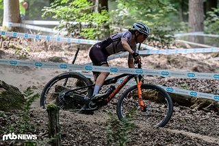 Nina Graf wurde ihrer Favoritenrolle gerecht und siegte bei der DM in Wombach souverän