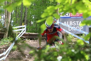 Reto Indergand nach dem Albstadt Drop