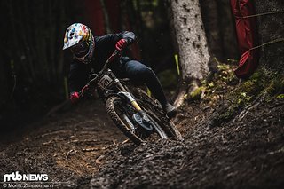 Kein Fahrer steht in Les Gets so sehr im Fokus wie Loïc Bruni