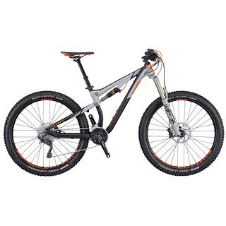 Einstiegsmodell in die Genius-Reihe: das Scott Genius 720 Plus mit Aluminiumrahmen und Shimano 2-fach Antrieb