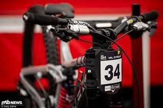 Loris Vergiers Trek-Teamkollege Bodhi Kuhn experimentiert schon länger mit der passenden Cockpit-Höhe