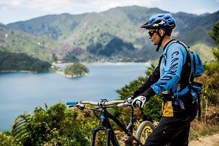 Justin mit seinem neuen Setup in seiner Heimat in Blenheim, Neuseeland