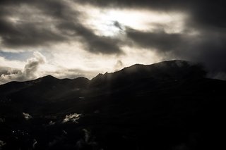 Das Wetter kann sich in den Bergen immer schnell ändern.