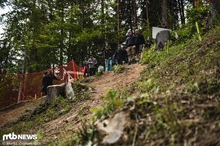 Die Off Camber-Sektion war 2022 Bestandteil der Strecke und letztes Jahr nicht mehr