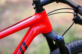 Clean, schick, Alu: Der Rahmen des Specialized Chisel