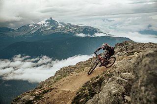 Hat in keinem Whistler-Rennen bisher gefehlt – der ikonische Top of The World-Trail!