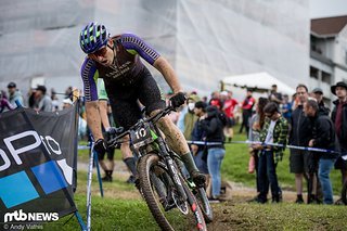 Luca Schwarzbauer war vor allem zu Beginn des Rennens oft in den Top 5 unterwegs