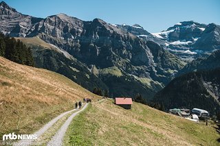 Der Start der Downhill-Strecke liegt etwas unterhalb von der Liftstation