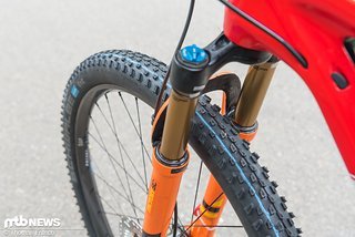 Mit Carbonmatten verklebte Rippen