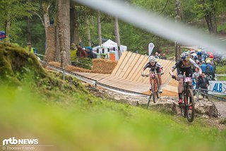 Laura Stigger setzte sich schon in der Einführungsrunde an die Spitze und gab die Position nicht mehr her.