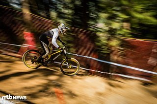 Und dann kam es zur großen Entscheidung: Wie Aaron Gwin und Greg Minnaar hatte auch Troy Brosnan noch realistische Chancen auf den Gesamtsieg.