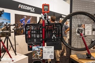 Natürlich gibts auch das passenden Werkzeug am Stand von Feedback Sports auf der Eurobike 2023.