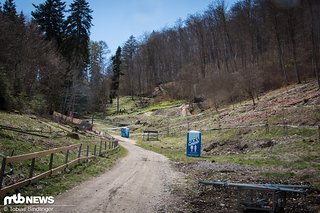 Der Blick hinauf ins Bullentäle