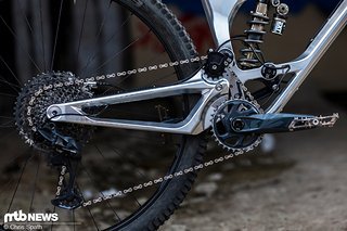 SRAM GX Eagle-Antrieb mit 10-50er Kassette SRAM GX Eagle-Antrieb mit 10-50er Kassette
