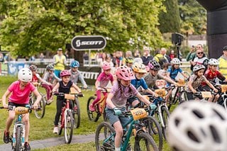 Für die kleinsten Biker:innen wartet ein eigenes Event.