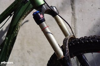 Zu hartes Setup mit weniger Negativfederweg Zu hartes Setup mit weniger Negativfederweg