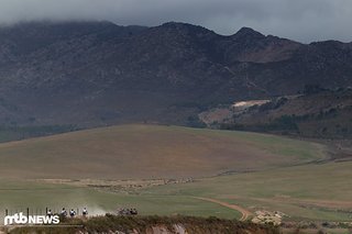 Am Morgen war es in Südafrika noch etwas bewölkt, sodass zumindest am Start die Temperaturen noch nicht extrem hoch waren
