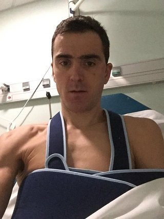 Julien Absalon im Krankenhaus