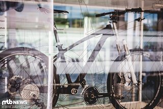 Klinisch rein - Bikes hinter Glas...