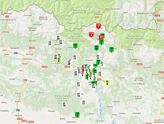Zwar sind nicht alle auf Englisch, doch die Routen sind übersichtlich verzeichnet und mit Karten sowie GPS-Material gefüttert Zwar sind nicht alle auf Englisch, doch die Routen sind übersichtlich verzeichnet und mit Karten sowie GPS-Material gefüttert
