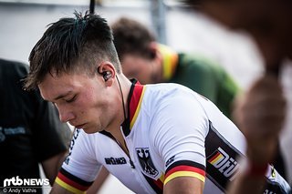 Leon Kaiser fuhr ein starkes Rennen. Der Bulls-Pilot ist im ersten U23-Jahr unterwegs und wurde bei seiner WM-Premiere in der neuen Altersklasse 16.