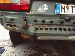 Rost und Korrosion haben mehr Schaden angerichtet als erwartet. Rost und Korrosion haben mehr Schaden angerichtet als erwartet.