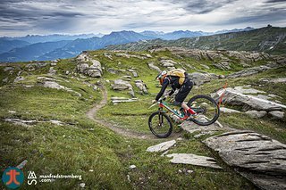 Feinster Singletrail in Stage 8.